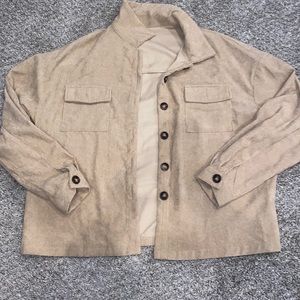 Oversized Corduroy Tan Jacket!!